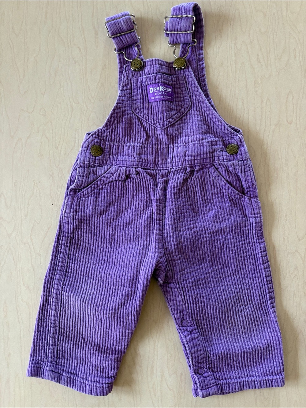 OshKosh B'gosh Purple Corduroy Overalls for Kids